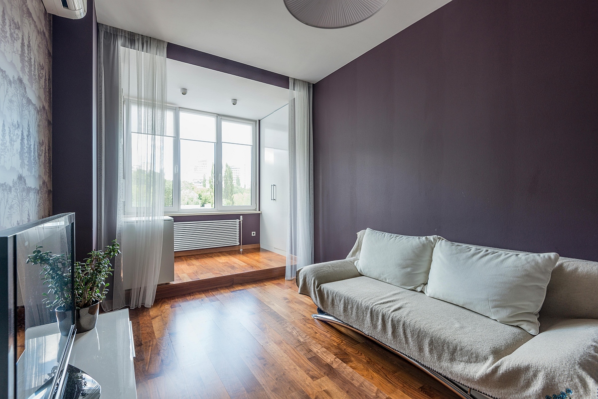 Fiolet – modny akcent we wnętrzu