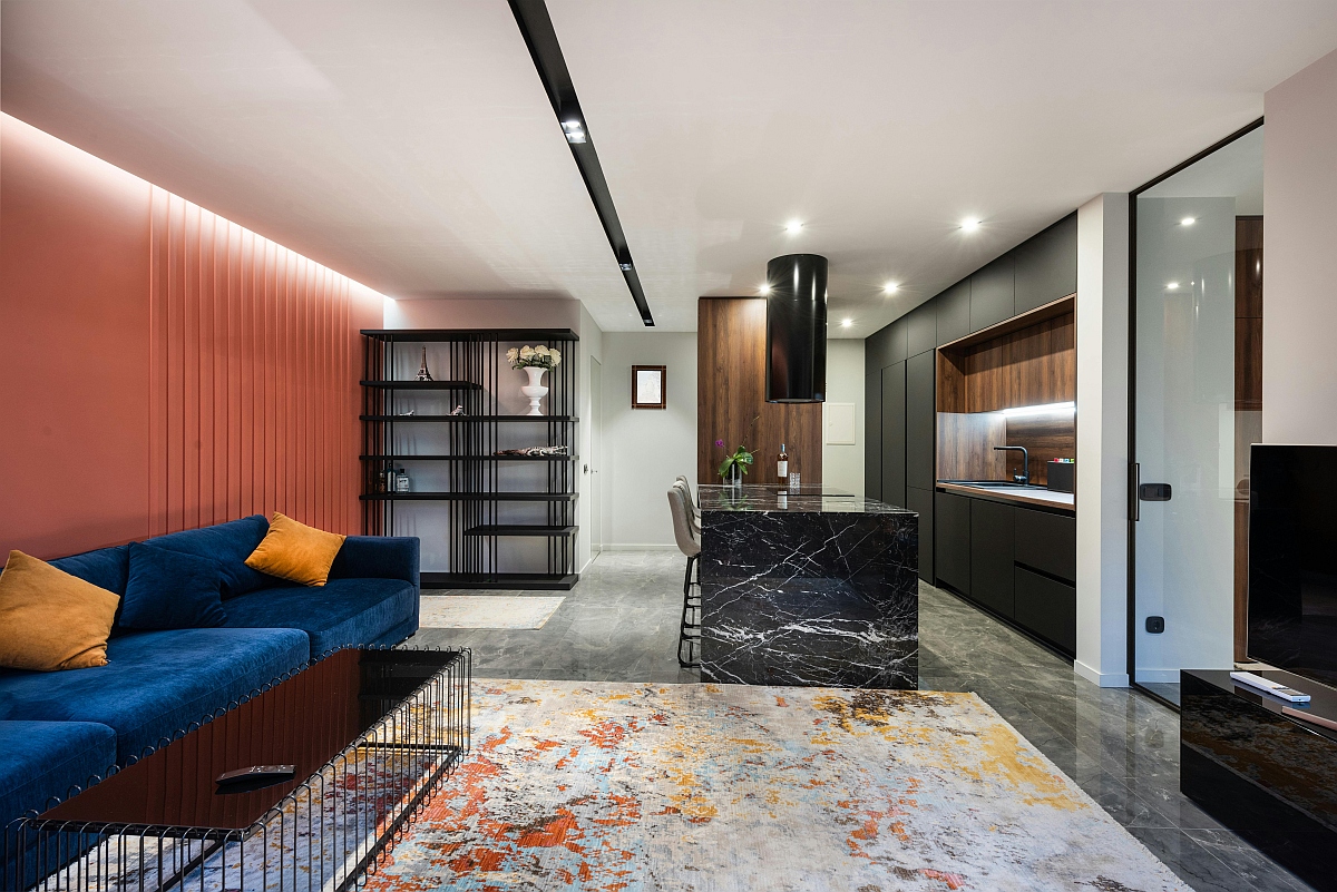 Kolorowe wnętrze salonu