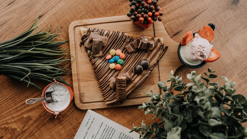 świąteczny deser, deser w kształcie choinki, jak zrobić deser choinkę