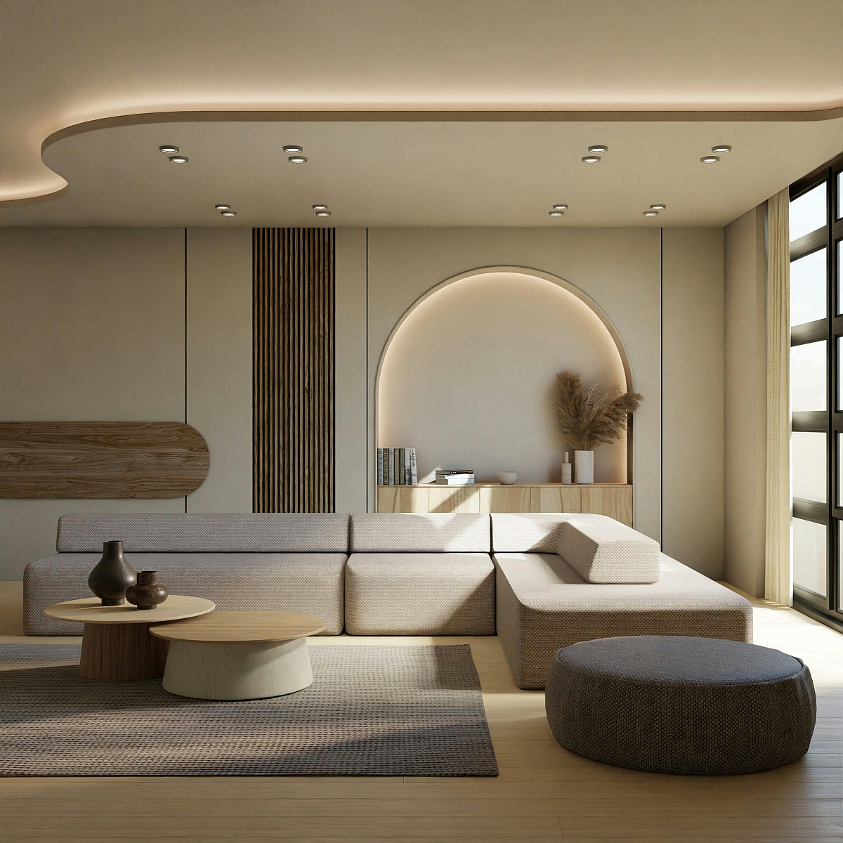 Ustawienie kanapy w małym salonie