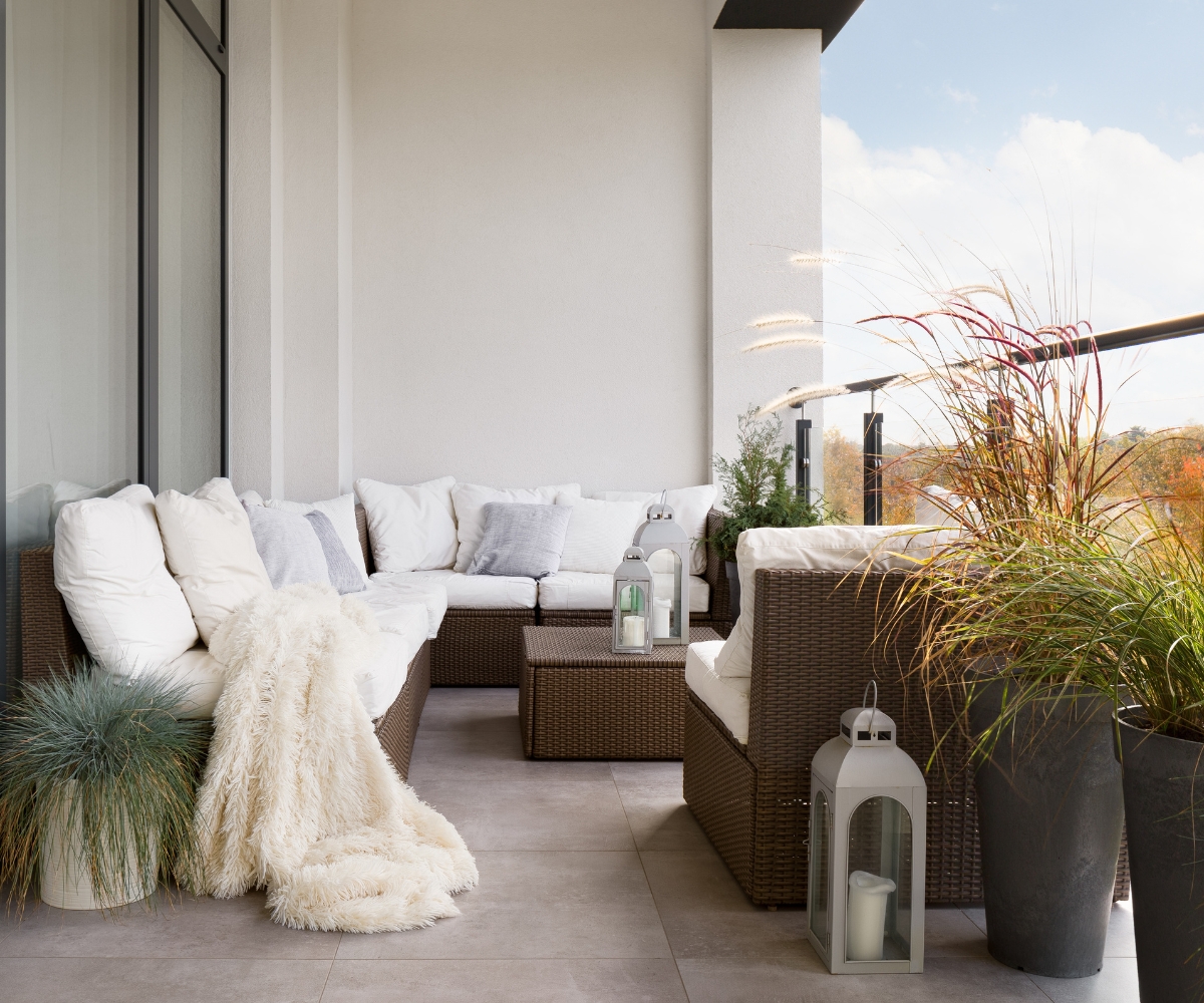 Balkon 4 m2 aranżacje inspiracje