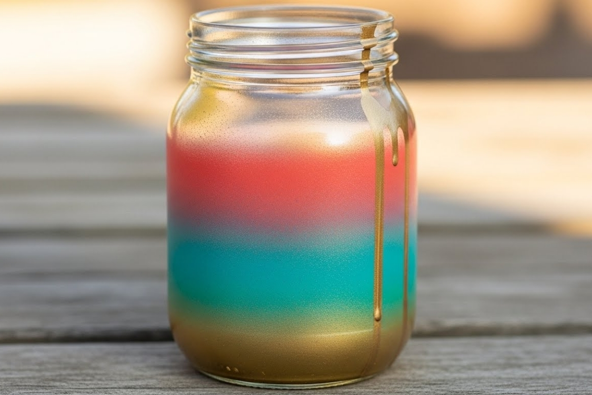 DIY Słoik ekskluzywny wazon