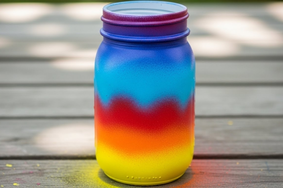 Farby w sprayu do słoików