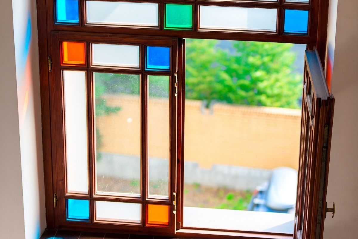 Zastosowanie kolorowego szkła