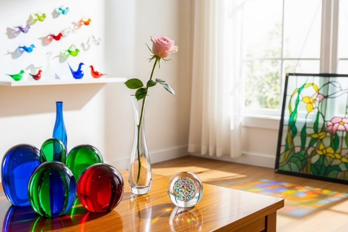 Odnawianie starego kolorowego szkła DIY