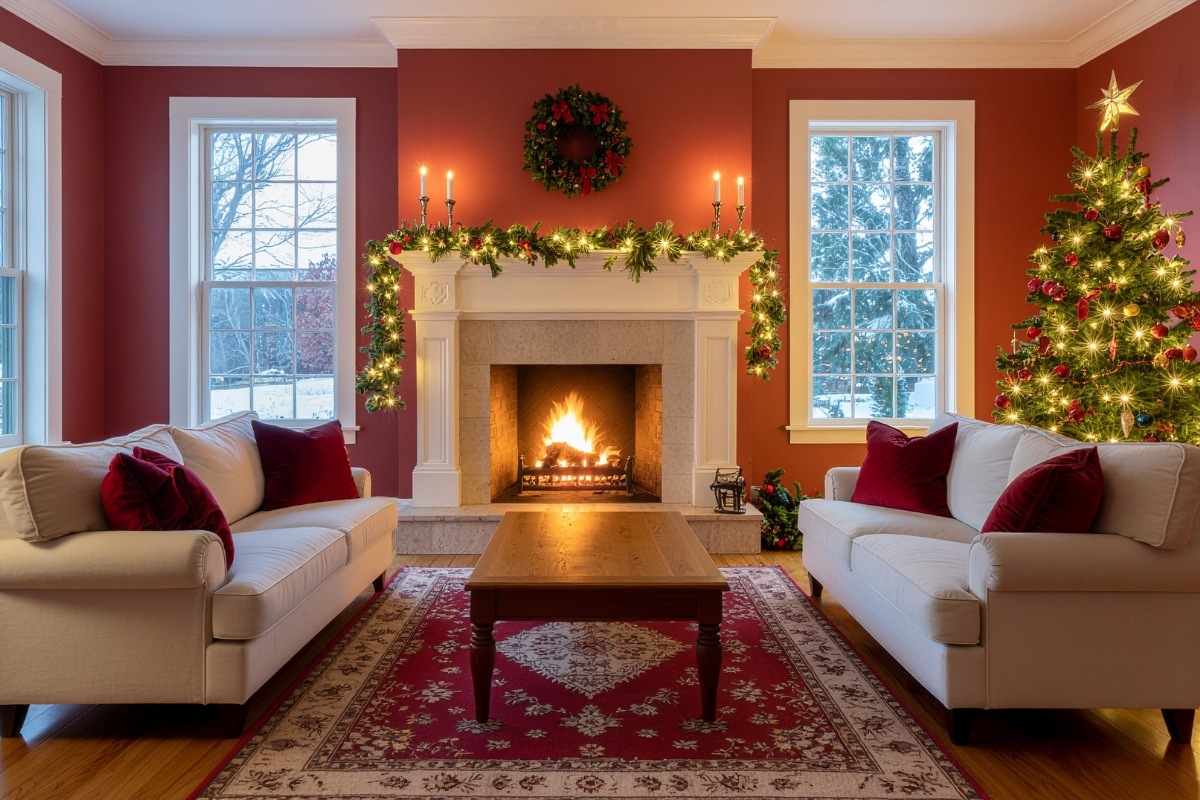 Salon w czasie świąt