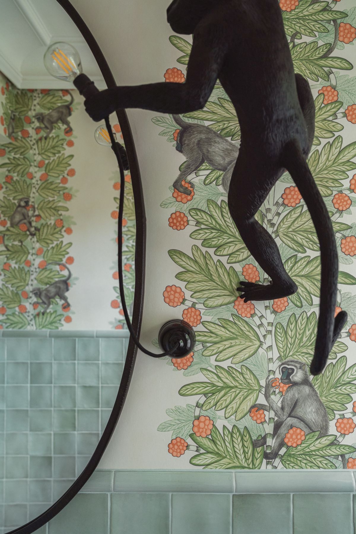 toaleta z motywem małpy Cole & Son