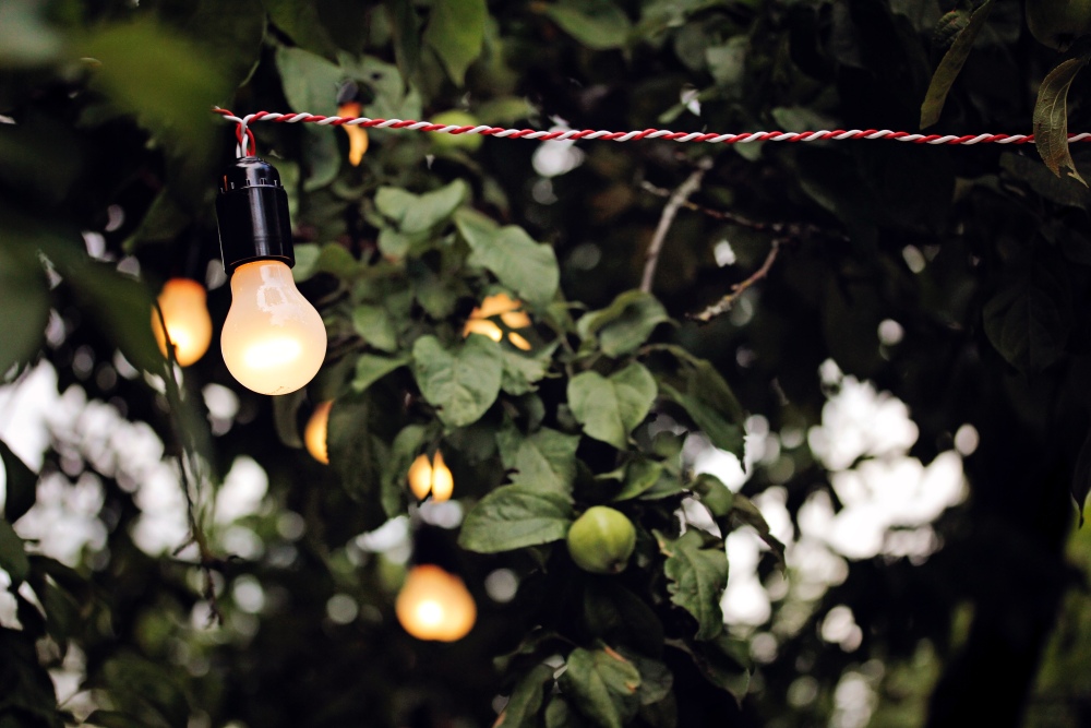 girlanda led, girlanda na taras, girlanda do oświetlenia tarasu