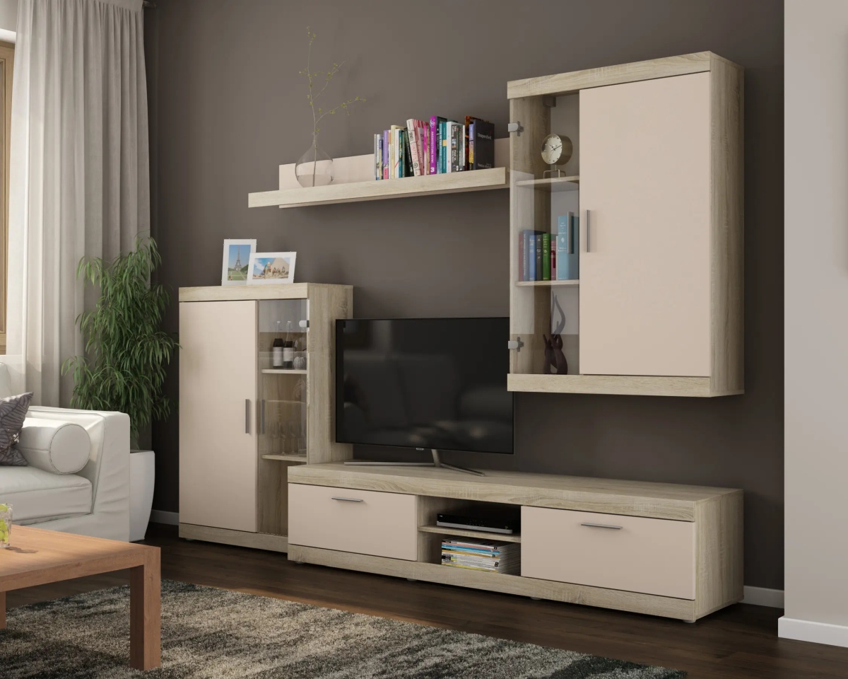 biała meblościanka res