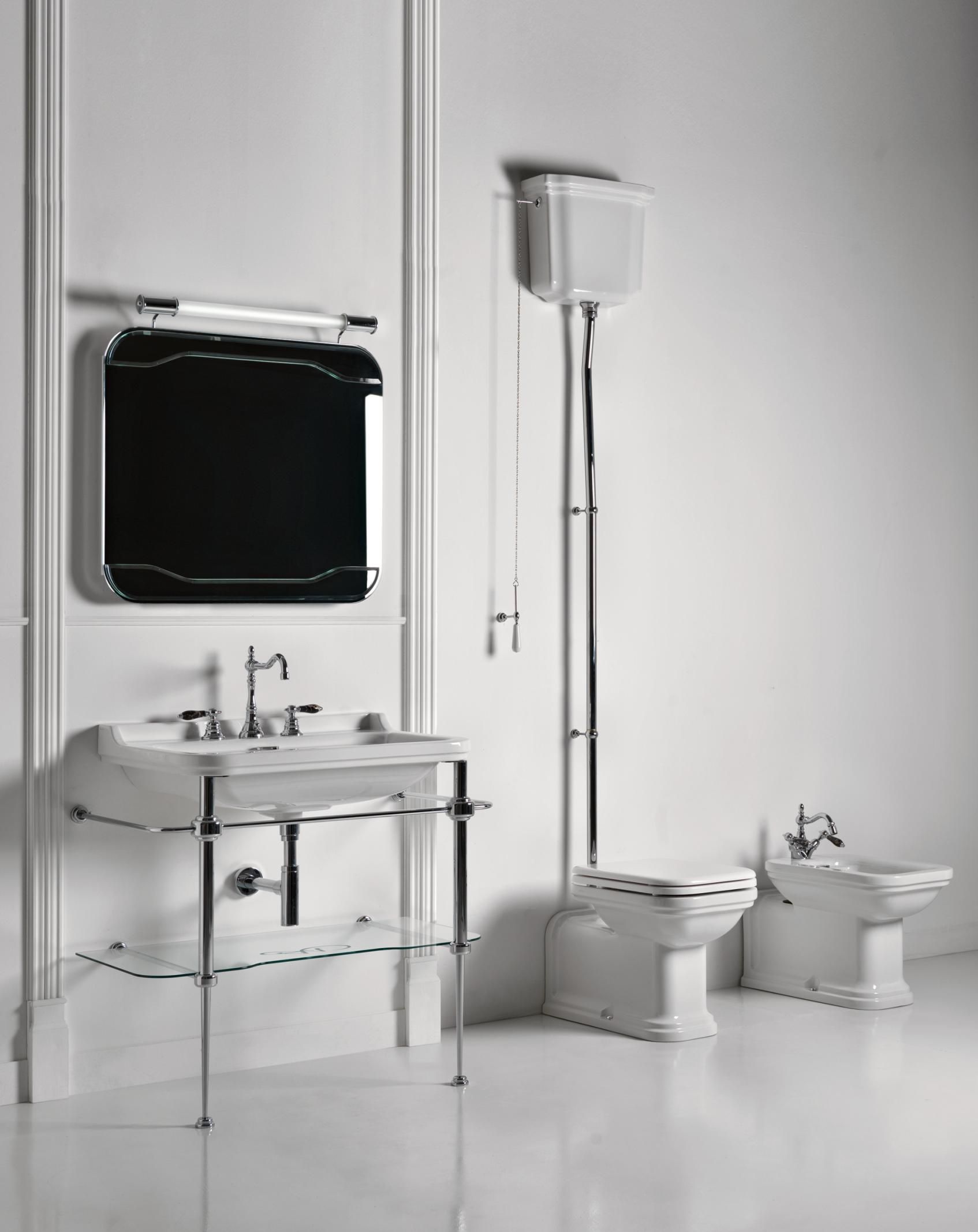 Kerasan Waldorf umywalka muszla klozetowa lazienka retro miska toaletowa WC bidet lazienka retro aranzacje inspiracje porady zdjecia dekoportal