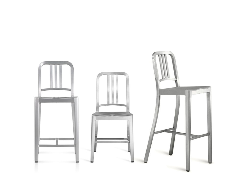krzesło navy chair, design w meblarstwie, navy chair emeco