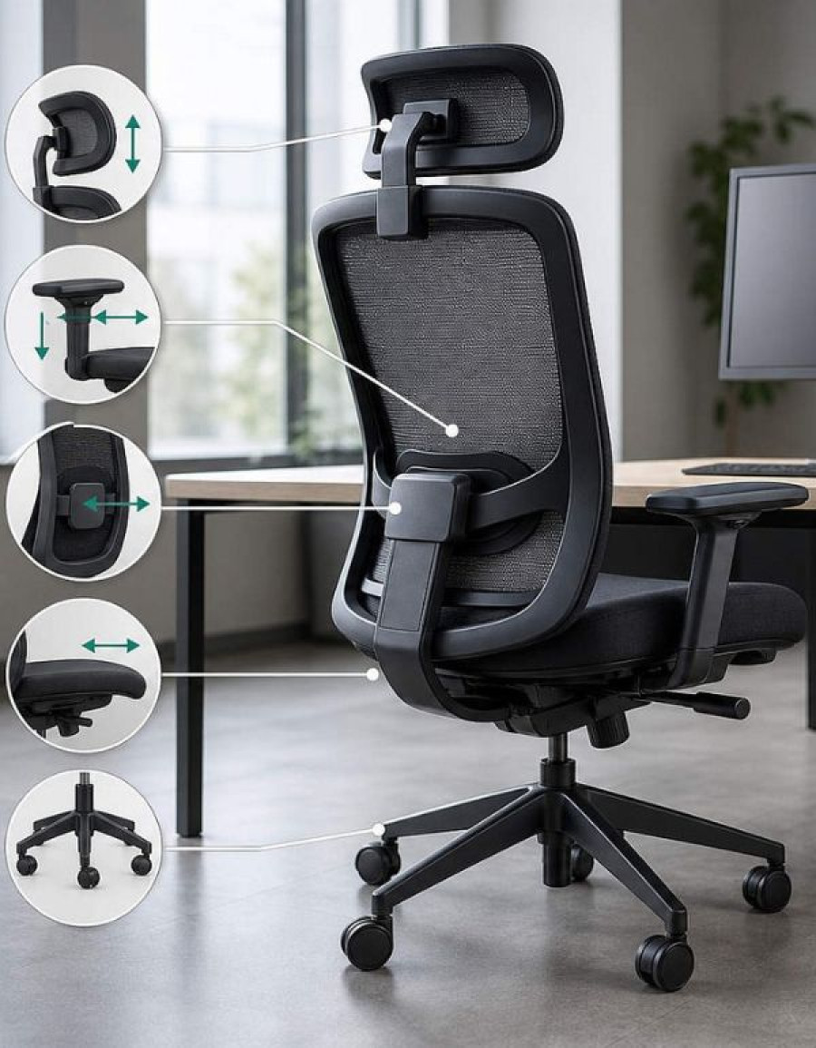 Ergonomiczne krzesło biurowe a BHP - jakie wymagania musi spełniać?